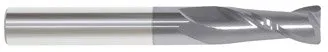 204-602584: 1/4 Dia, 3/4 LOC, 2-1/2 OAL, 2-Flt, .06 Corner Rad Carbide End Mill- Single End, 30 Deg. Helix, AlTiN, USA
