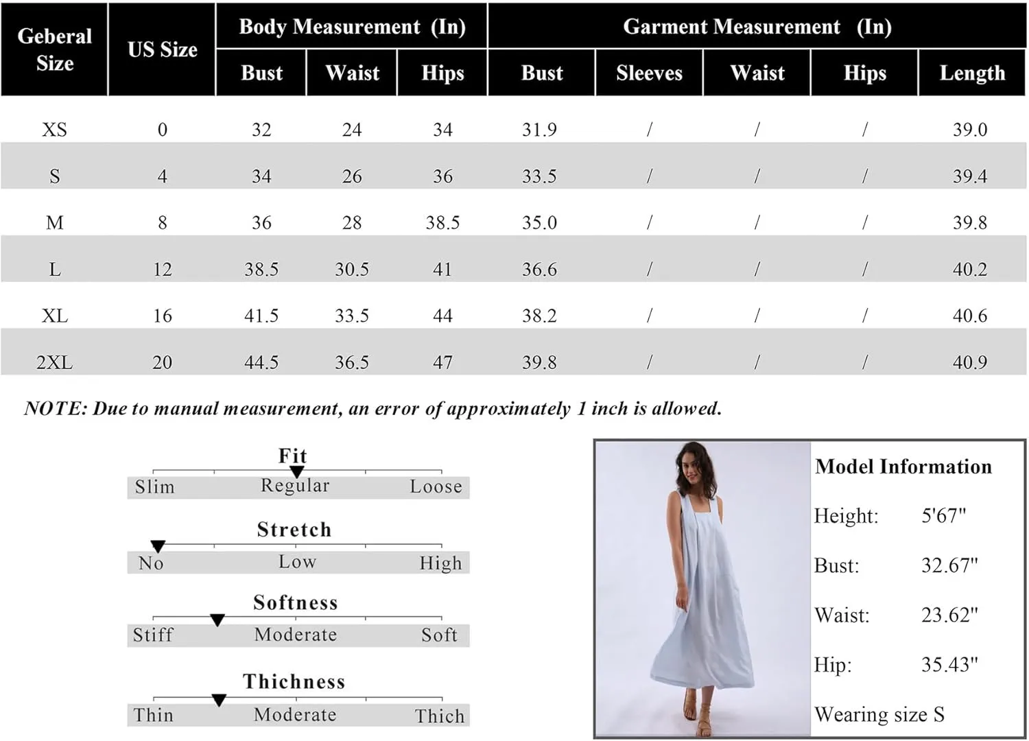 Amazhiyu Women's Pure Linen Summer Sleeveless Strap Midi Dresses with Pockets