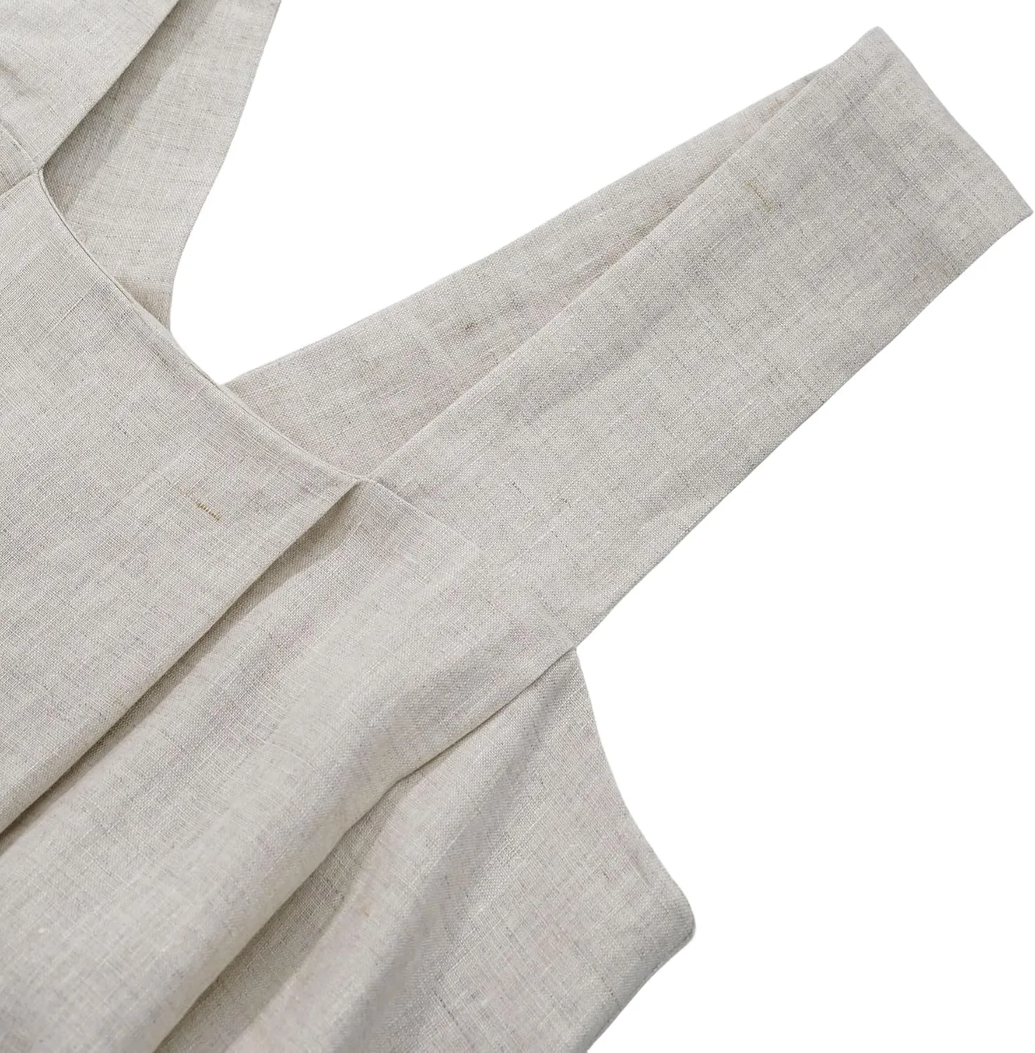Amazhiyu Women's Pure Linen Summer Sleeveless Strap Midi Dresses with Pockets