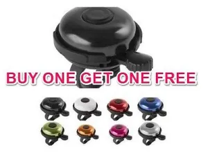 BUY ONE GET ONE FREE CYCLE BICYCLE BELL BIKE 'RINGER’ BELL CHOOSE FROM 8 COLOURS