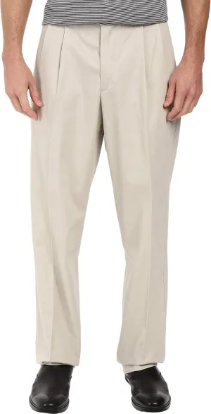 DOCKERS Men's Relaxed Fit Signature Khaki Lux Cotton Stretch Pants-Pleated