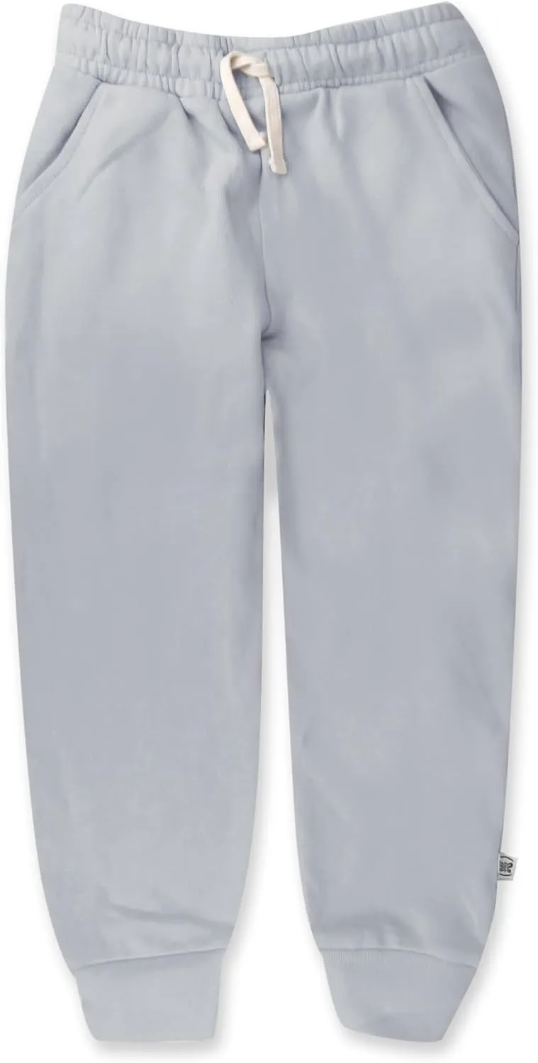 HonestBaby Terry Sweatpant 100% Organic Cotton for Toddler, Baby Boys, Girls